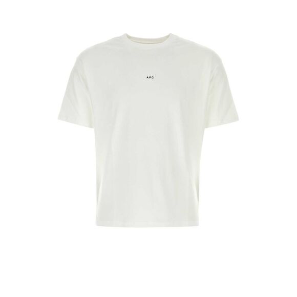 A.P.C. Men White Cotton T-Shirt